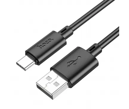 Cablu Date si Incarcare USB-A - USB-C HOCO X88, 18W, 1m, Negru 