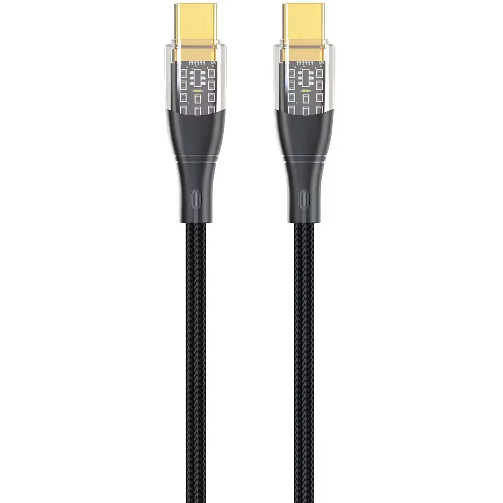 [0146] Cablu date Myria MY9099, USB-C - USB-C, 1m, negru