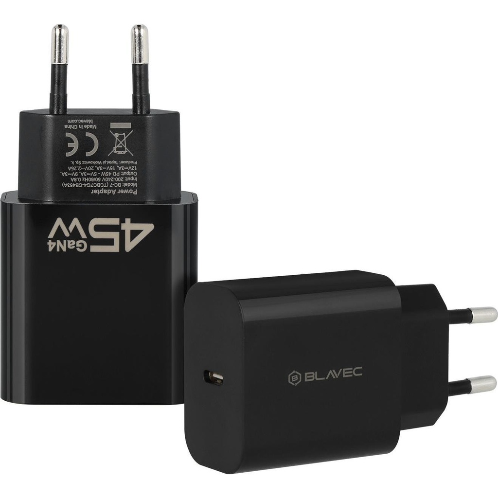 [0148] Incarcator Retea Blavec BC-7, 45W, 3A, 1 x USB-C, Negru