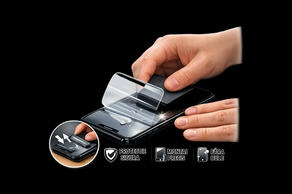 [ACP-0158] Montaj Folie de Protecție pentru Telefon