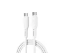 Cablu Date si Incarcare USB-C - USB-C WiWu Wi-C043E Starlink, 60W, 1m, Alb