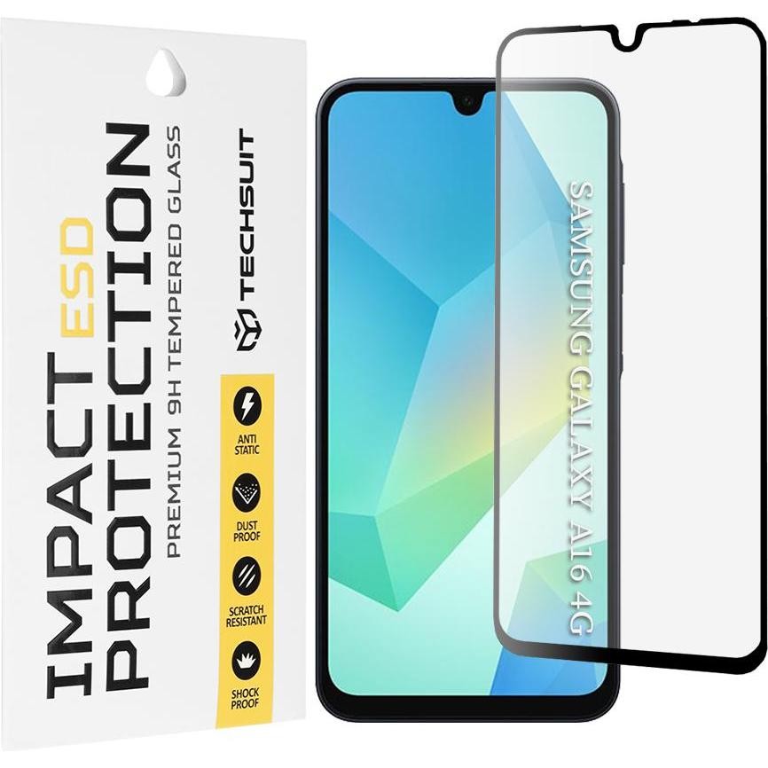 Techsuit - ESD Glass - Samsung Galaxy  A17 4G / A17 5G -A16 4G / A16 5G - Black