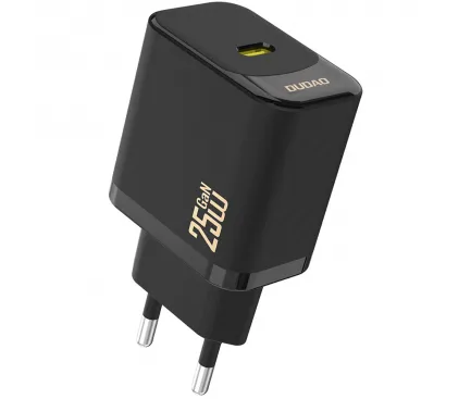 Incarcator Retea Dudao A27, 25W, 3A, 1 x USB-C, Negru