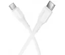 Cablu Date si Incarcare USB-C - USB-C HOCO X120, 60W, 1m, Alb
