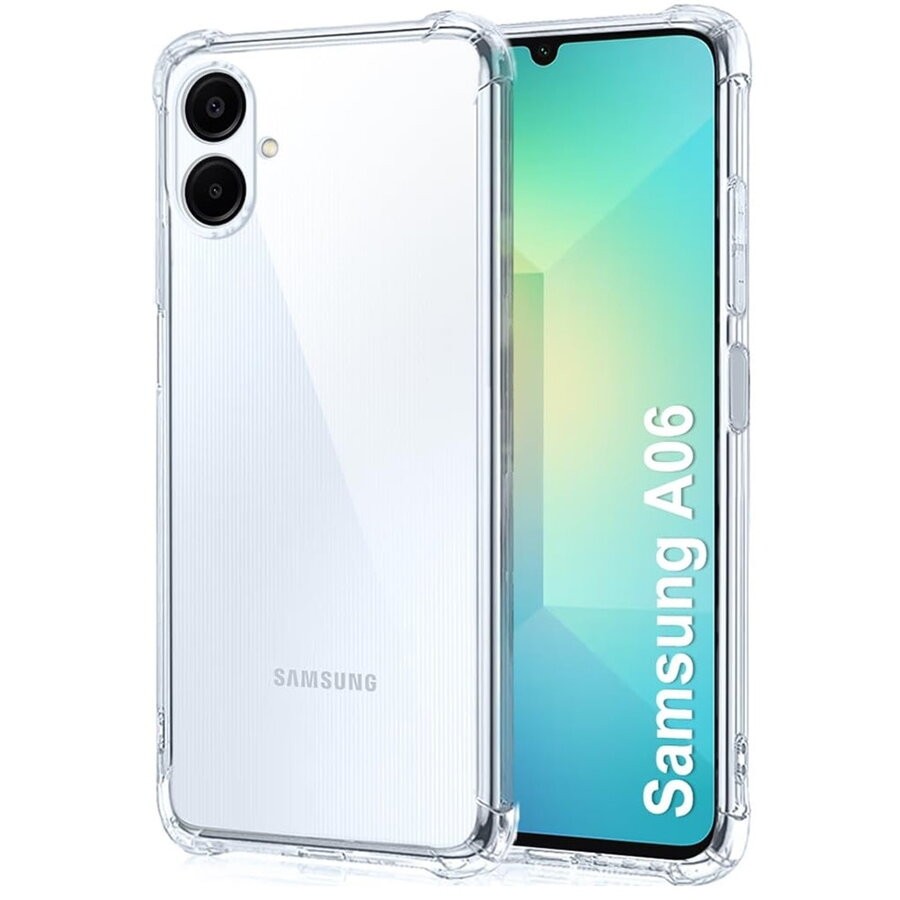 Husa pentru Samsung Galaxy A06 A065, Techsuit, Shockproof Clear, Transparenta
