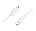 Cablu Date si Incarcare USB-A - USB-C HOCO X96, 100W, 1m, Alb