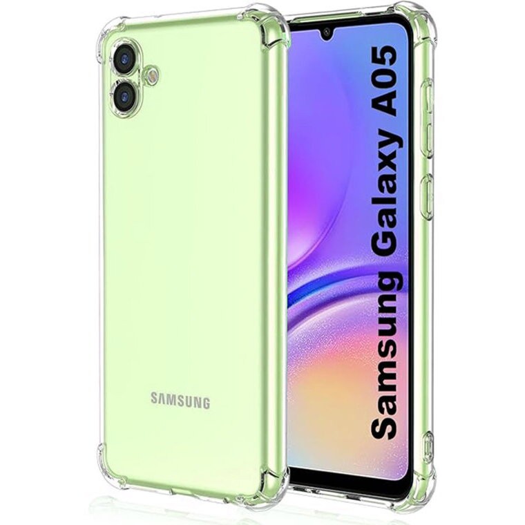 Husa Pentru Samsung Galaxy A05 Din Silicon Slim, Anti Soc, Skyddar Shock - Transparenta