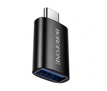 [ACP-0363] Adaptor OTG USB-C - USB-A Borofone BV26C, Negru