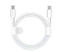Cablu Date si Incarcare USB-C - USB-C Techsuit PCB130, 60W, 1m, Alb