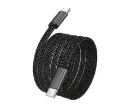 Cablu Date si Incarcare USB-C - USB-C Borofone BX124 Peace, 60W, 1m, Negru
