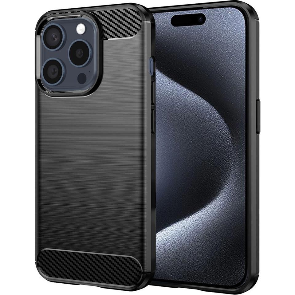 [ACP-0377] Husa pentru Apple iPhone 15 Pro, Techsuit, Carbon, Neagra