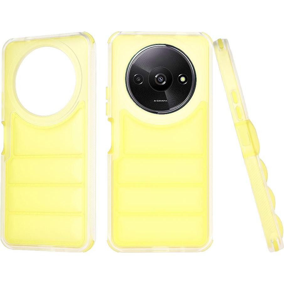 Husa pentru Xiaomi Redmi A3x / A3, Techsuit, Wave Shield, Galbena