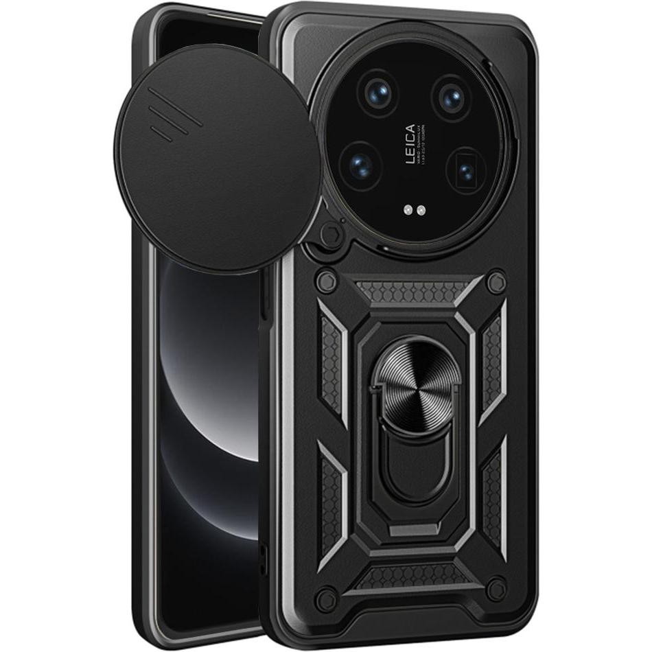 [ACP-0380] Husa pentru Xiaomi 14 Ultra, Techsuit, CamShield, Neagra