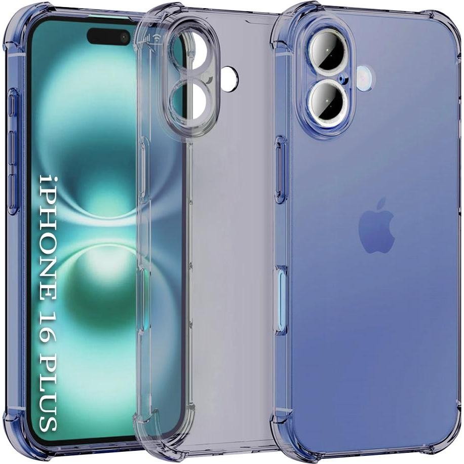 Husa pentru Apple iPhone 16, Techsuit, Shockproof Clear, Fumurie