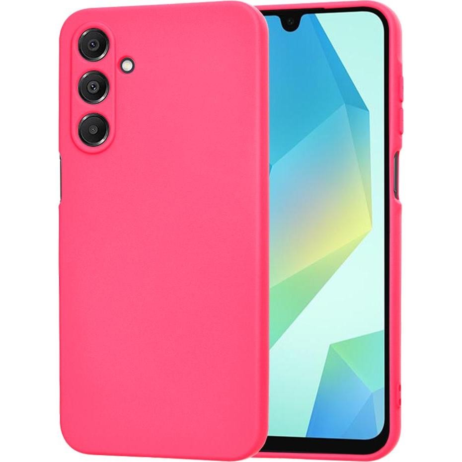 Husa pentru Samsung Galaxy A16 5G A166 / A16 4G A165, Techsuit, SoftFlex, Roz Inchis