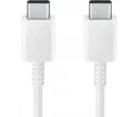 Cablu Date si Incarcare USB-C - USB-C Samsung EP-DA705BWE, 25W, 1m, Alb GP-TOU021RFBWW