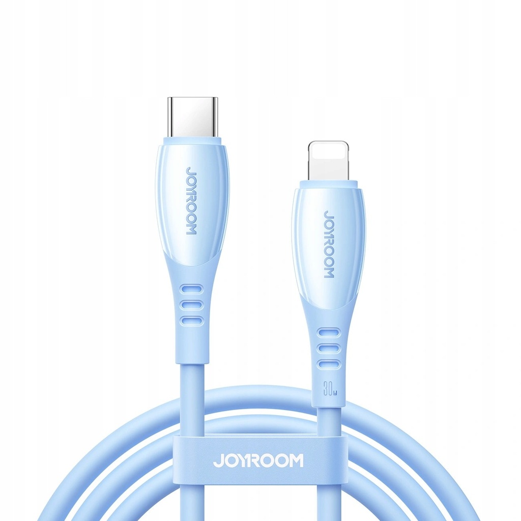[ACP-0429] Cablu Date si Incarcare USB-C - Lightning Joyroom S-A59 Vibrant, 30W, 1.2m, Albastru