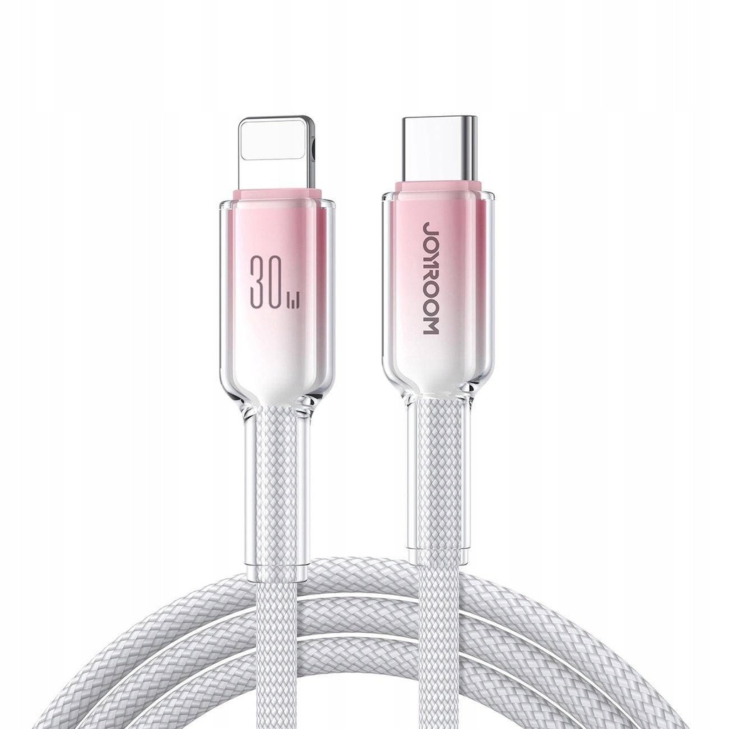 Cablu Date si Incarcare USB-C - Lightning Joyroom S-A42, 30W, 1.2m, Alb
