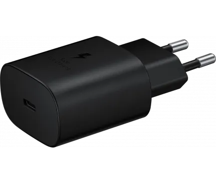 Incarcator Retea Samsung EP-TA800, 25W, 3A, 1 x USB-C, Negru GP-PTU021SOABQ 