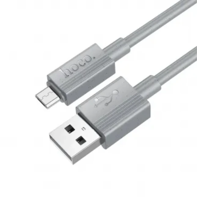 [0020] Cablu Date si Incarcare USB-A - microUSB HOCO X107, 18W, 1m, Gri 